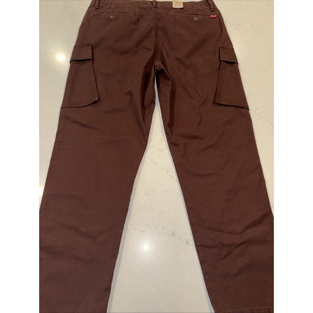 Levi's XX Cargo Taper Jeans Mens 30x30 Brown Cotton‎ Stretch  Utility Streetwear
